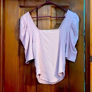 Free people pale pink shirt, half sleeve